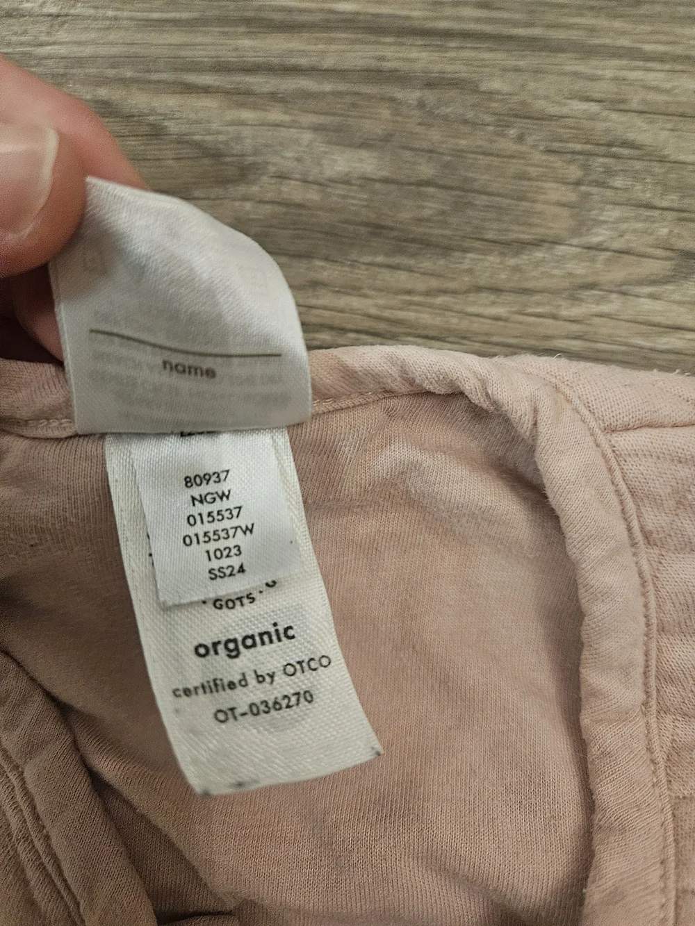 Hanna Andersson Light Pink Toddler Sleep Sack - Soft Cotton Size M - 6-18 Months